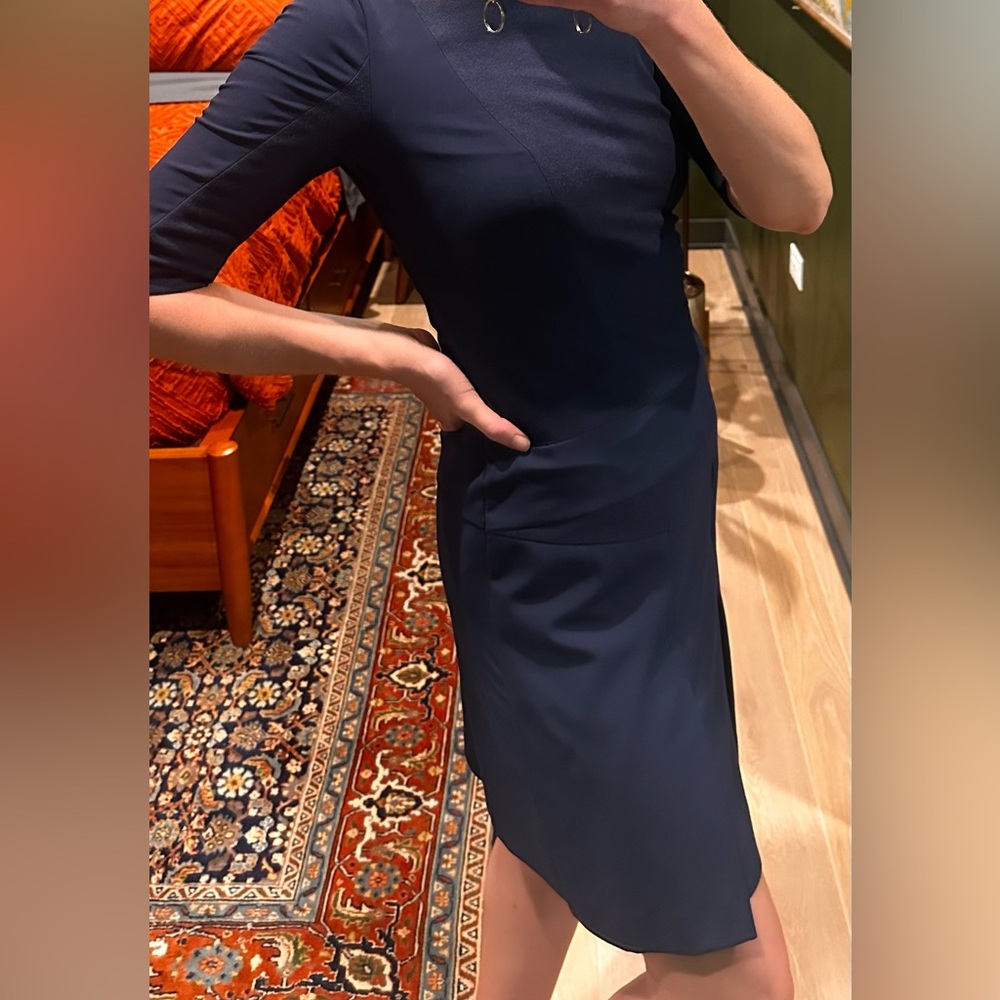 Laurèl Official - The Perfect Navy Sheath Dress
